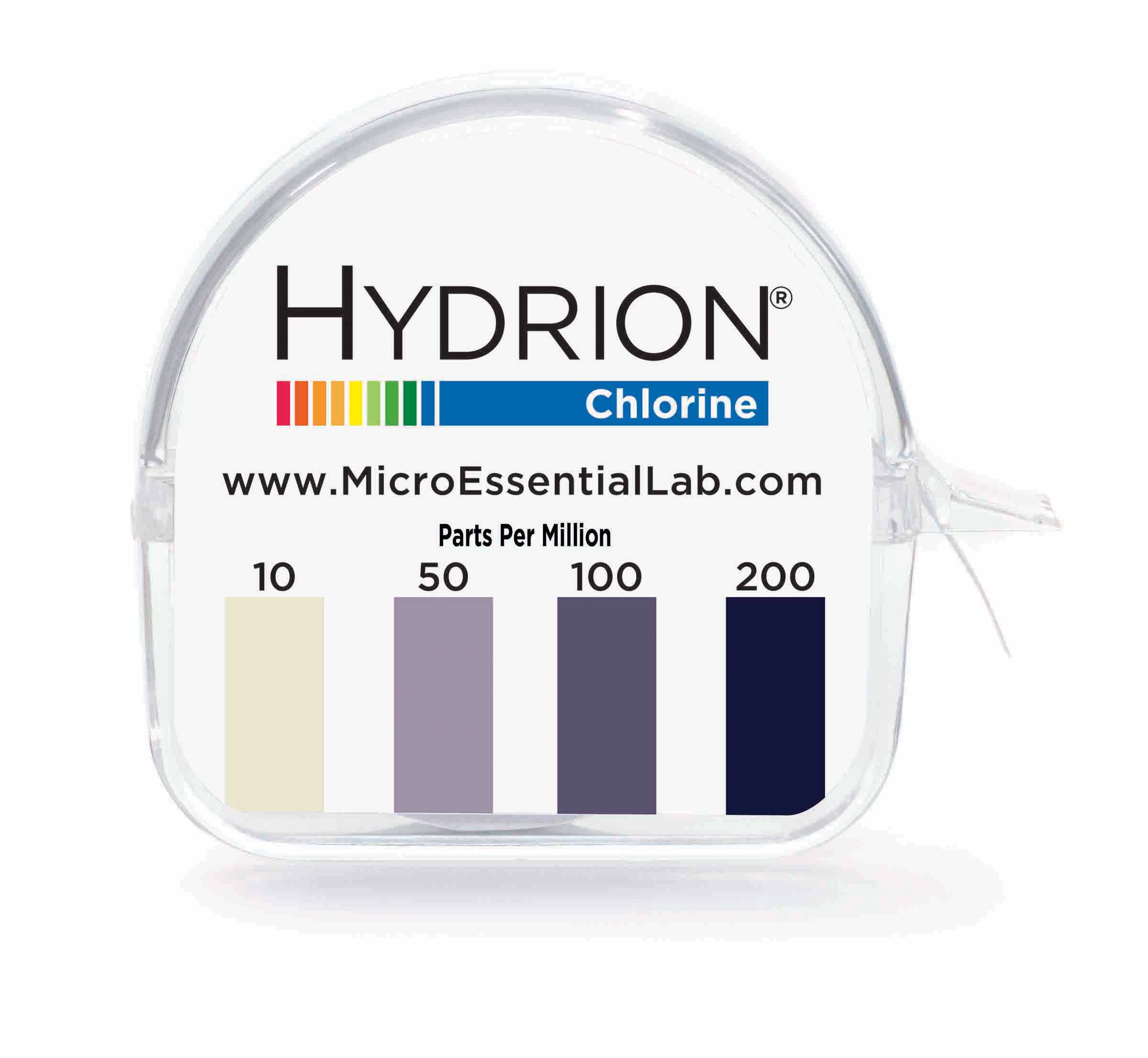 Hydrion Chlorine Test Strips