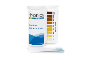 Hydrion Chlorine Test Strips